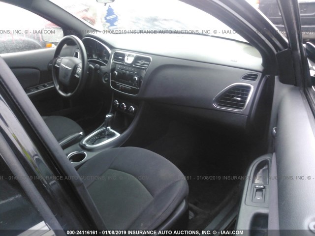 1C3CCBAB7CN292547 - 2012 CHRYSLER 200 LX BLACK photo 5