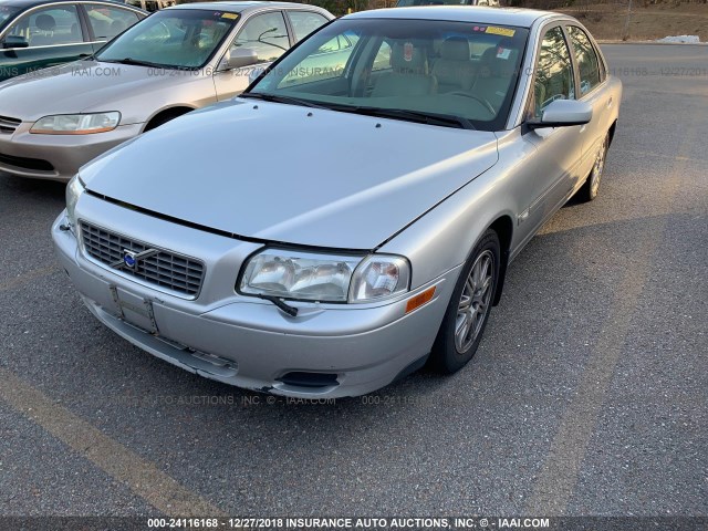 YV1TH59H341367559 - 2004 VOLVO S80 2.5T SILVER photo 2