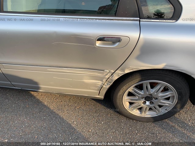 YV1TH59H341367559 - 2004 VOLVO S80 2.5T SILVER photo 6