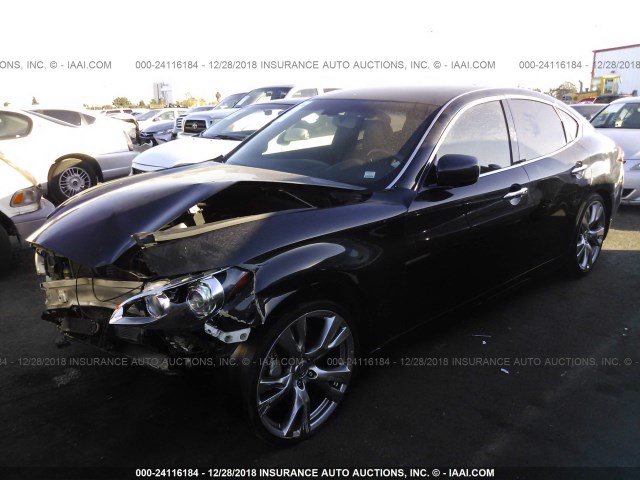 JN1BY1AP7DM513377 - 2013 INFINITI M37 BLACK photo 2