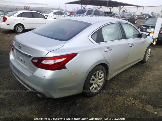 1N4AL3AP3GN362089 - 2016 NISSAN ALTIMA 2.5/S/SV/SL/SR SILVER photo 4