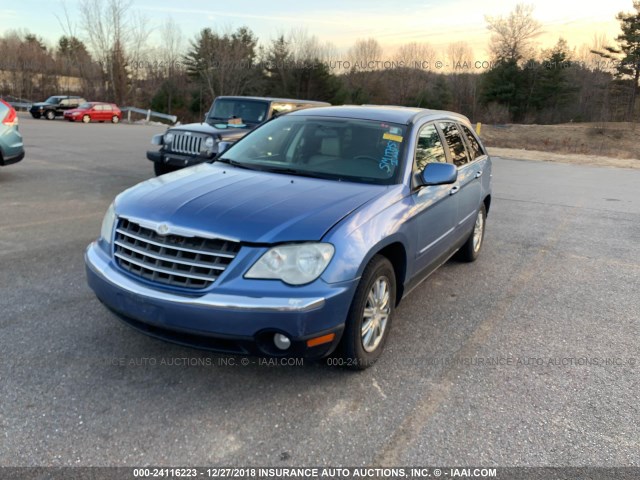 2A8GF68X47R334395 - 2007 CHRYSLER PACIFICA TOURING BLUE photo 2