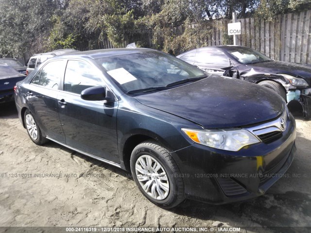 4T1BF1FK6EU782113 - 2014 TOYOTA CAMRY L/SE/LE/XLE BLACK photo 1