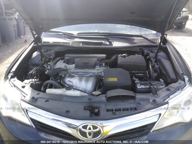 4T1BF1FK6EU782113 - 2014 TOYOTA CAMRY L/SE/LE/XLE BLACK photo 10
