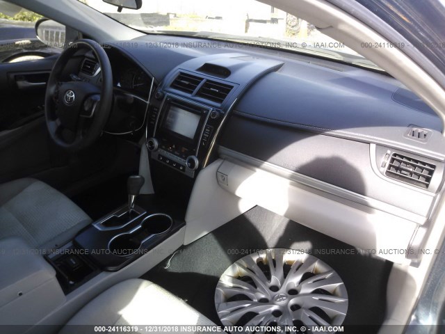 4T1BF1FK6EU782113 - 2014 TOYOTA CAMRY L/SE/LE/XLE BLACK photo 5