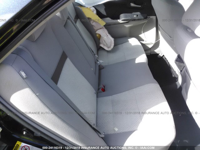 4T1BF1FK6EU782113 - 2014 TOYOTA CAMRY L/SE/LE/XLE BLACK photo 8