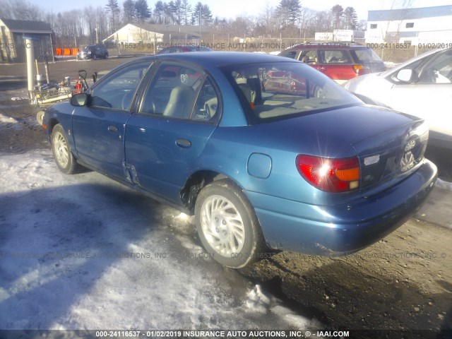 1G8ZF52861Z291925 - 2001 SATURN SL BLUE photo 3