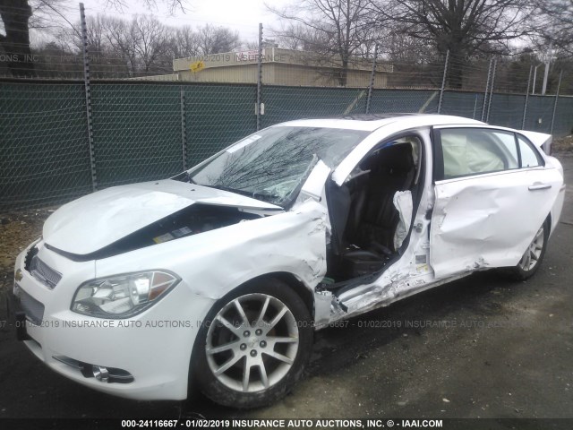 1G1ZG5E78CF360617 - 2012 CHEVROLET MALIBU LTZ თეთრი ფოტო 6