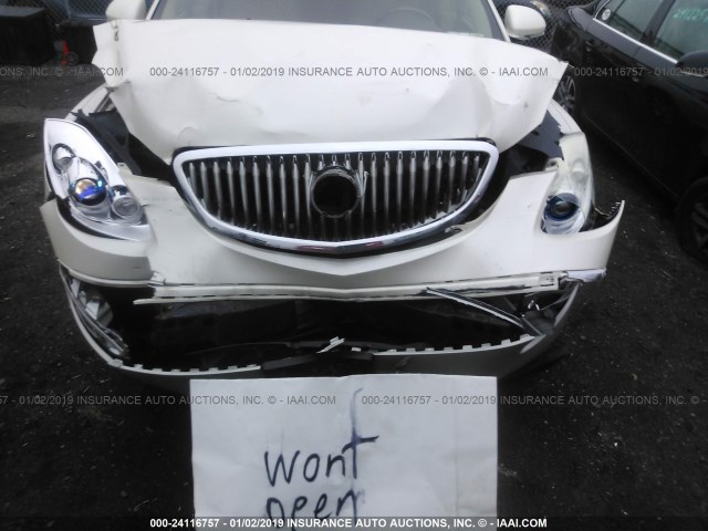 5GAEV23758J154545 - 2008 BUICK ENCLAVE CXL WHITE photo 10