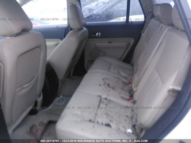 2FMDK48C68BA86745 - 2008 FORD EDGE SEL CREAM photo 8