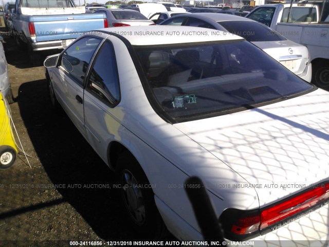 1FALP62W8SH122970 - 1995 FORD THUNDERBIRD LX WHITE photo 3