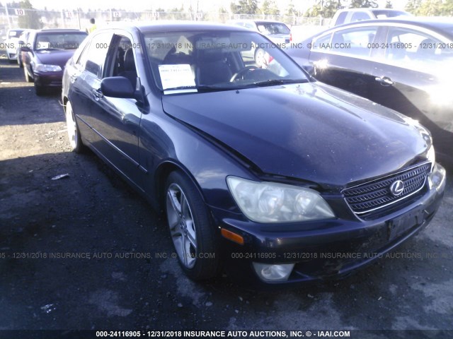 JTHBD192320059777 - 2002 LEXUS IS 300 BLACK photo 1