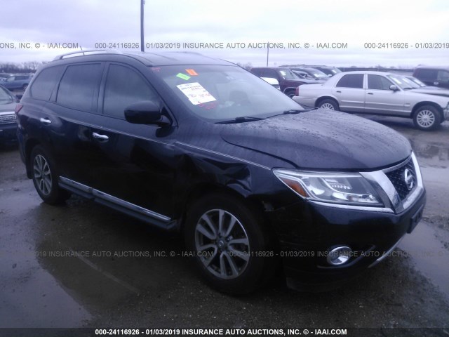5N1AR2MN1FC684927 - 2015 NISSAN PATHFINDER S/SV/SL/PLATINUM BLACK photo 1