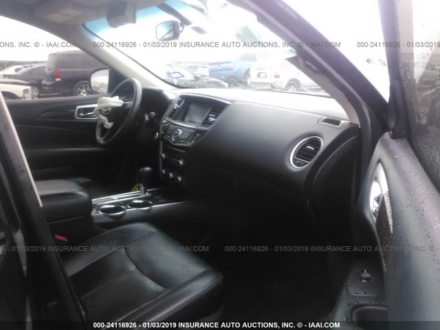 5N1AR2MN1FC684927 - 2015 NISSAN PATHFINDER S/SV/SL/PLATINUM BLACK photo 5