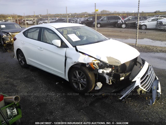 5NPD84LF4HH063702 - 2017 HYUNDAI ELANTRA SE/VALUE/LIMITED WHITE photo 1