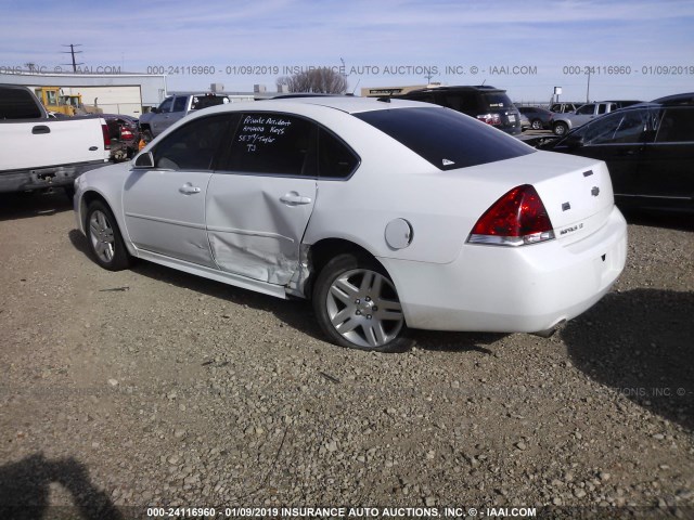 2G1WB5E37E1172132 - 2014 CHEVROLET IMPALA LIMITED LT WHITE photo 3