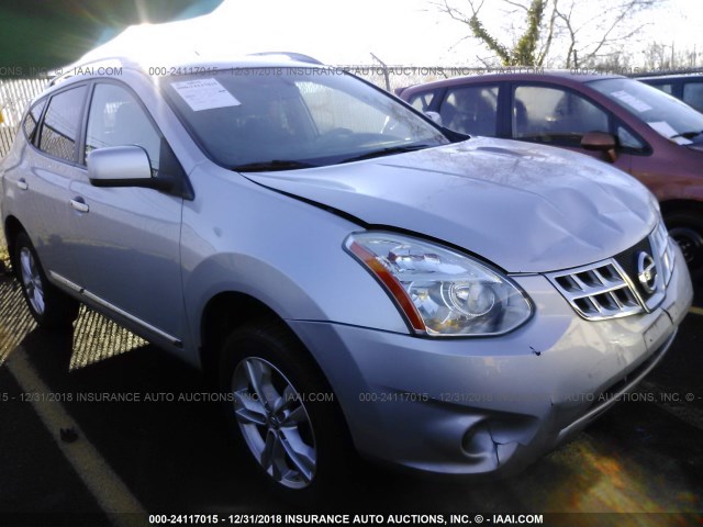 JN8AS5MV7CW707152 - 2012 NISSAN ROGUE S/SV SILVER photo 1