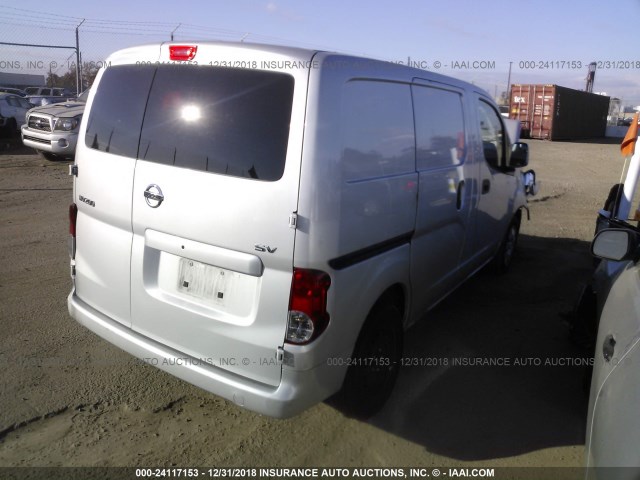 3N6CM0KN9FK698763 - 2015 NISSAN NV200 2.5S/2.5SV WHITE photo 4