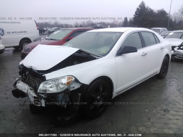 1G1ZC5EB8AF292767 - 2010 CHEVROLET MALIBU 1LT თეთრი ფოტო 2