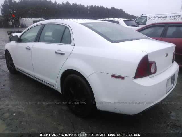 1G1ZC5EB8AF292767 - 2010 CHEVROLET MALIBU 1LT თეთრი ფოტო 3