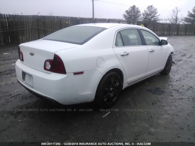 1G1ZC5EB8AF292767 - 2010 CHEVROLET MALIBU 1LT თეთრი ფოტო 4