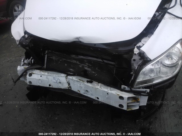 1G1ZC5EB8AF292767 - 2010 CHEVROLET MALIBU 1LT თეთრი ფოტო 6