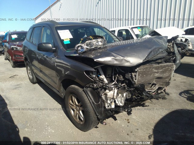 5XYZG3AB8CG123676 - 2012 HYUNDAI SANTA FE GLS GRAY photo 1