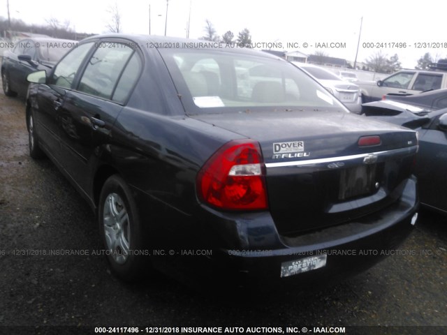 1G1ZS58F67F105228 - 2007 CHEVROLET MALIBU LS 蓝色 照片 3