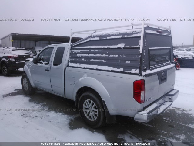 1N6BD0CT6HN729361 - 2017 NISSAN FRONTIER S/SV SILVER photo 3