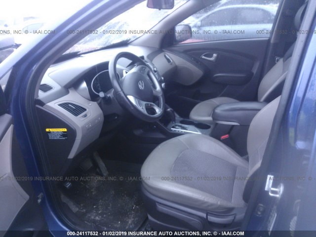 KM8JU3AC7DU694151 - 2013 HYUNDAI TUCSON GLS/LIMITED 蓝色 照片 5