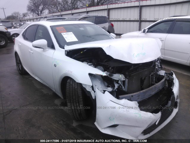 JTHBE1D20E5012461 - 2014 LEXUS IS 350 WHITE photo 1