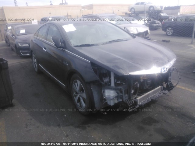 KMHEC4A45BA007850 - 2011 HYUNDAI SONATA HYBRID BLACK photo 1