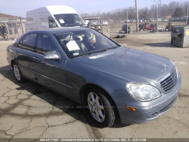 WDBNG84J44A422788 - 2004 MERCEDES-BENZ S 500 4MATIC BLUE photo 1