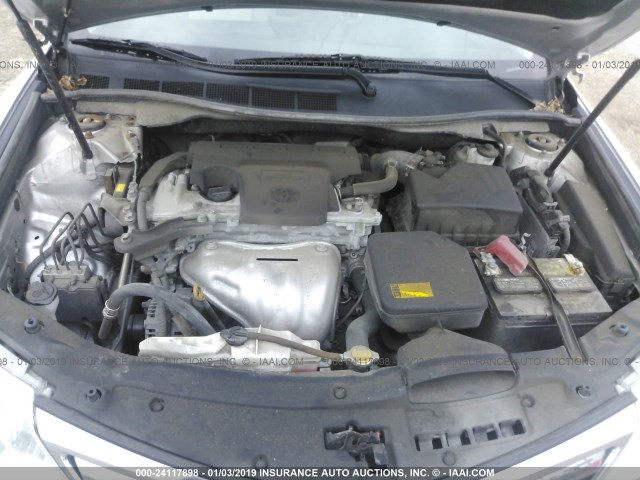 4T1BF1FK5DU272866 - 2013 TOYOTA CAMRY L/SE/LE/XLE 银色 照片 10