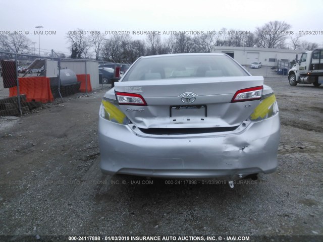 4T1BF1FK5DU272866 - 2013 TOYOTA CAMRY L/SE/LE/XLE 银色 照片 6