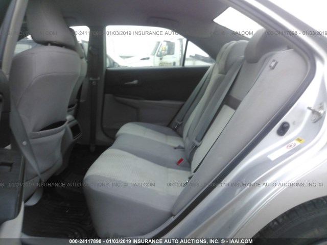 4T1BF1FK5DU272866 - 2013 TOYOTA CAMRY L/SE/LE/XLE 银色 照片 8