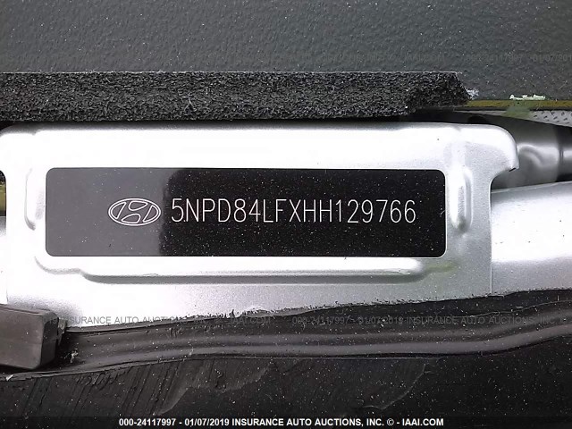 5NPD84LFXHH129766 - 2017 HYUNDAI ELANTRA SE/VALUE/LIMITED SILVER photo 9