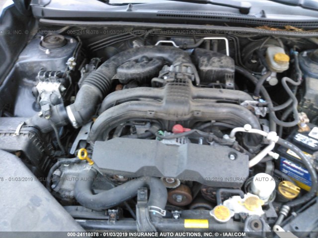 JF1GJAD64EH005569 - 2014 SUBARU IMPREZA PREMIUM BLUE photo 10