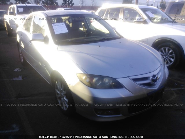 JM1BK324481850417 - 2008 MAZDA 3 S SILVER photo 1