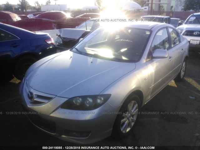 JM1BK324481850417 - 2008 MAZDA 3 S SILVER photo 2