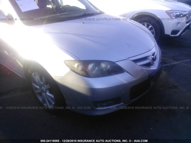 JM1BK324481850417 - 2008 MAZDA 3 S SILVER photo 6