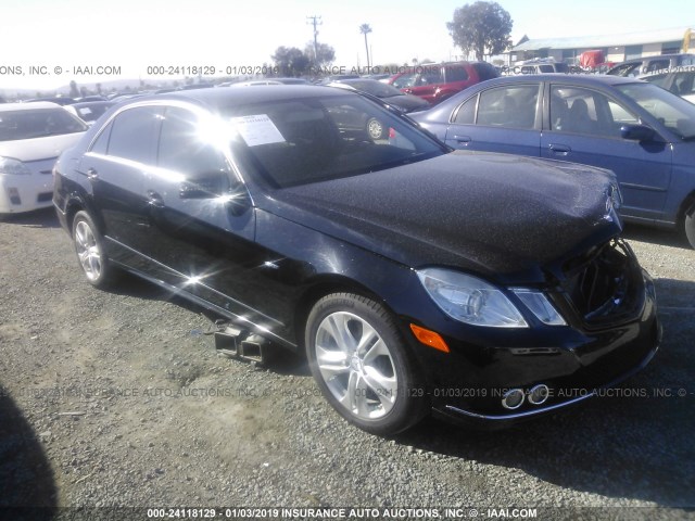 WDDHF2EB3BA371065 - 2011 MERCEDES-BENZ E 350 BLUETEC BLACK photo 1