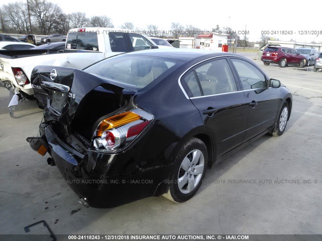 1N4AL21E18N470026 - 2008 NISSAN ALTIMA 2.5/2.5S BLACK photo 4