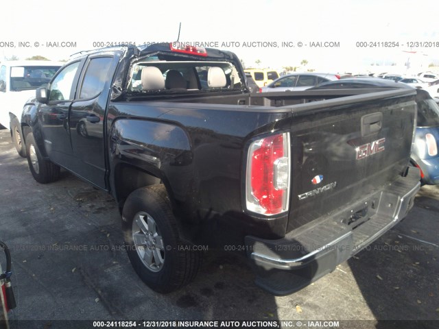 1GTG5BEA8K1100843 - 2019 GMC CANYON BLACK photo 3