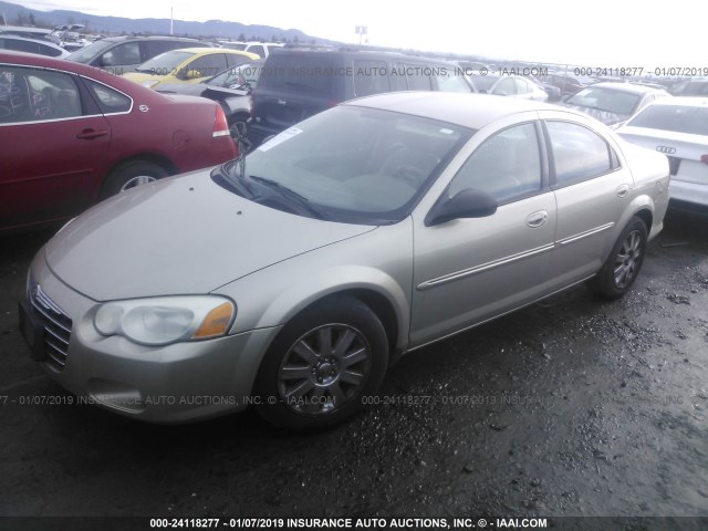 1C3AL66R06N113354 - 2006 CHRYSLER SEBRING LIMITED GOLD photo 2