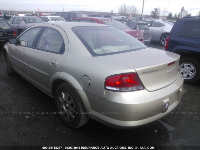 1C3AL66R06N113354 - 2006 CHRYSLER SEBRING LIMITED GOLD photo 3