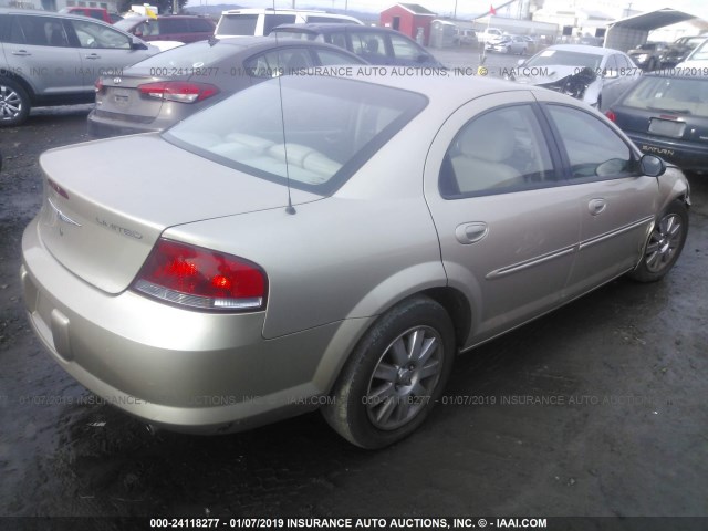 1C3AL66R06N113354 - 2006 CHRYSLER SEBRING LIMITED GOLD photo 4