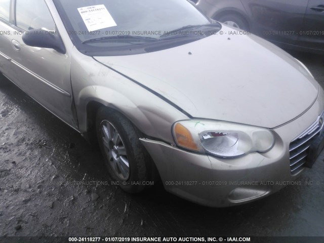 1C3AL66R06N113354 - 2006 CHRYSLER SEBRING LIMITED GOLD photo 6