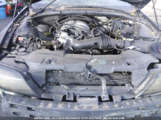 1LNHM86S81Y708347 - 2001 LINCOLN LS BLACK photo 10