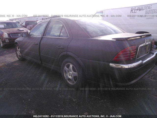 1LNHM86S81Y708347 - 2001 LINCOLN LS BLACK photo 3